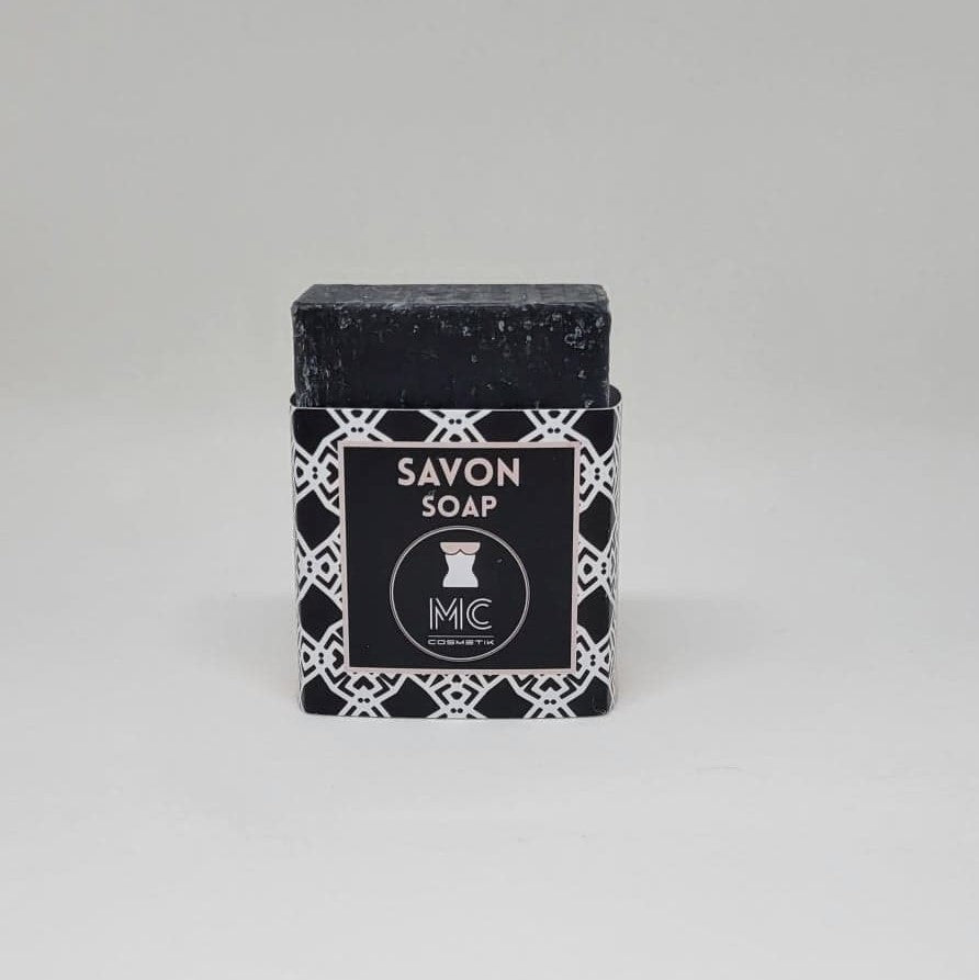 Savon en barre au charbon